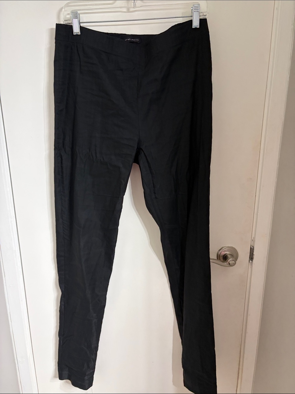 Sarah Pacini Black Slim Stretch Pants
